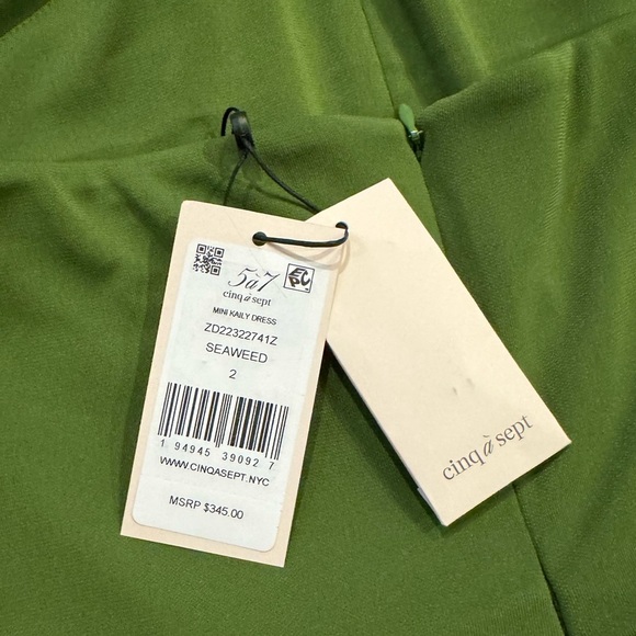 Cinq a Sept Kaily Mini Halter Dress. - Picture 10 of 10